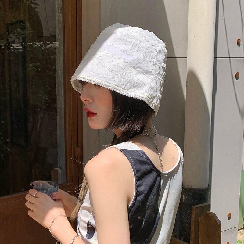 サマーレースパール 帽子 大人ガーリー スウィート キュート カジュアル 夏物 真珠 ブラック・アイド・ピーズ6789696162