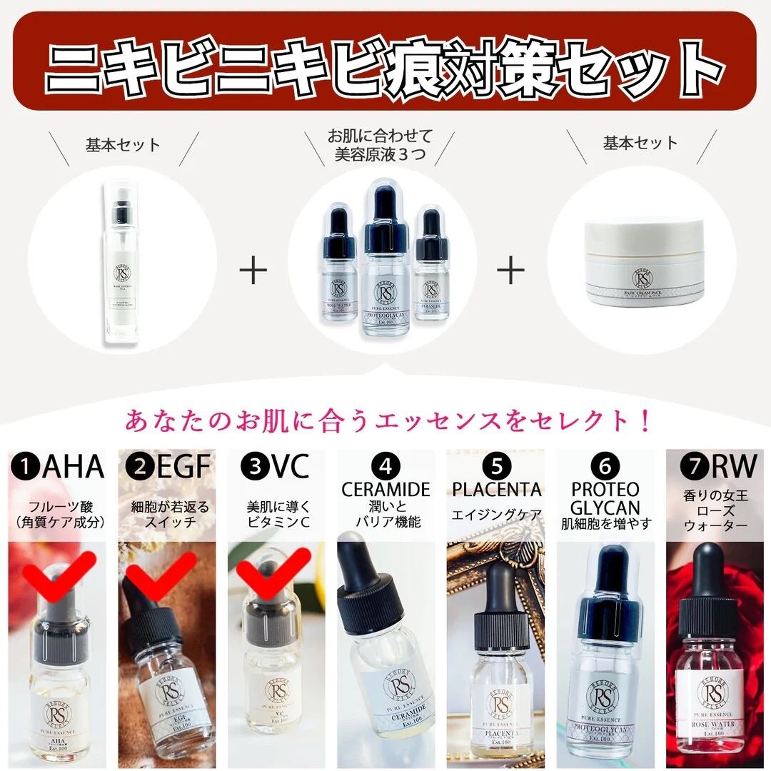 リボーンセレクト　お家で本格エステケアセット　ニキビ、ニキビ痕 リボーンセレクト お家で本格エステケアセット ニキビ、ニキビ痕