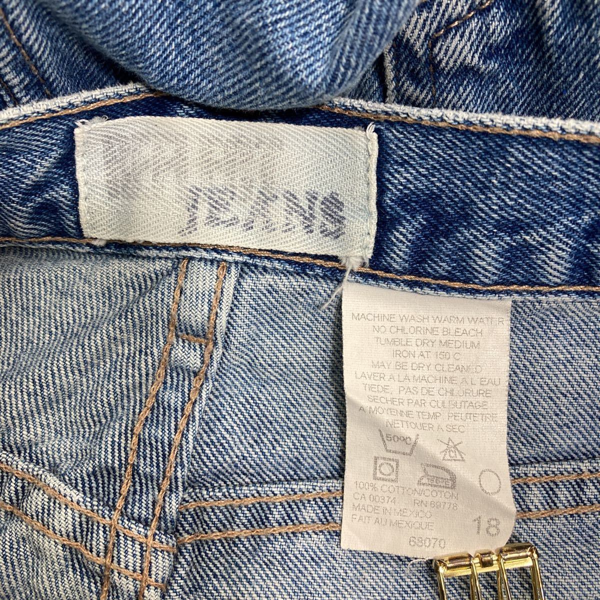 WRITEWELL ライトウェル パンツ（その他） レディース 【古着】【中古】 REFLECT デニムパンツ W35 レディース ブルー 古着卸 アメリカ仕入