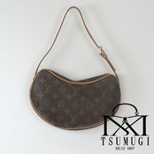 LOUIS VUITTON ルイヴィトン モノグラム ポシェット クロワッサン ワンショルダーバッグ M51510 ブラウン