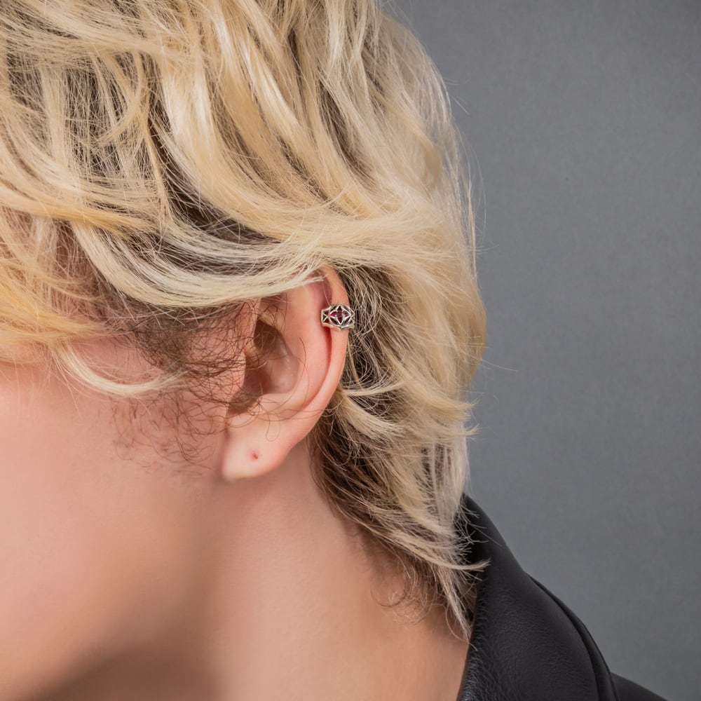 スパイダーウェブイヤカフ ACE0119 Spider wave ear cuff