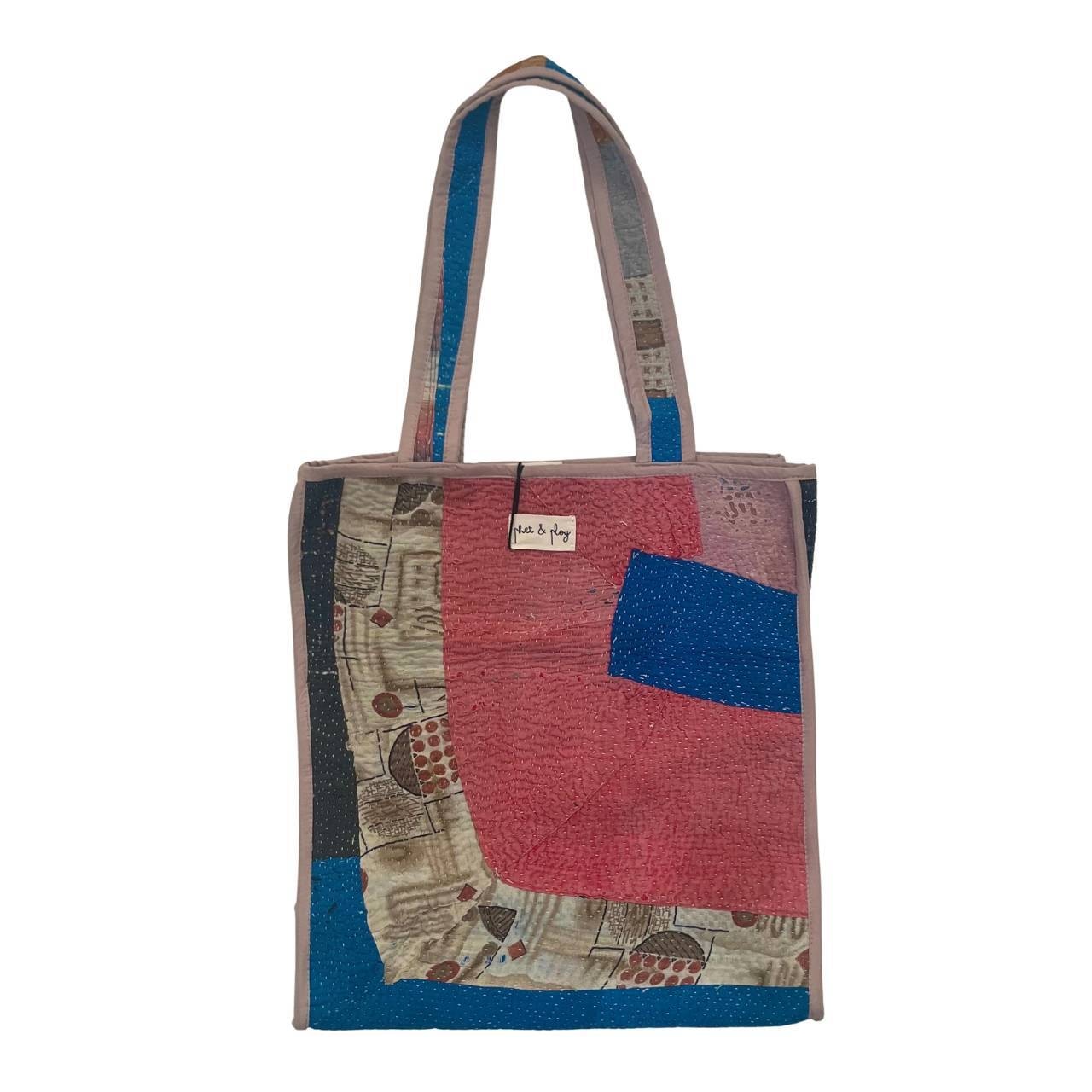 ＜PHET AND PLOY＞Kantha Bag Piping カンタバッグA - 1