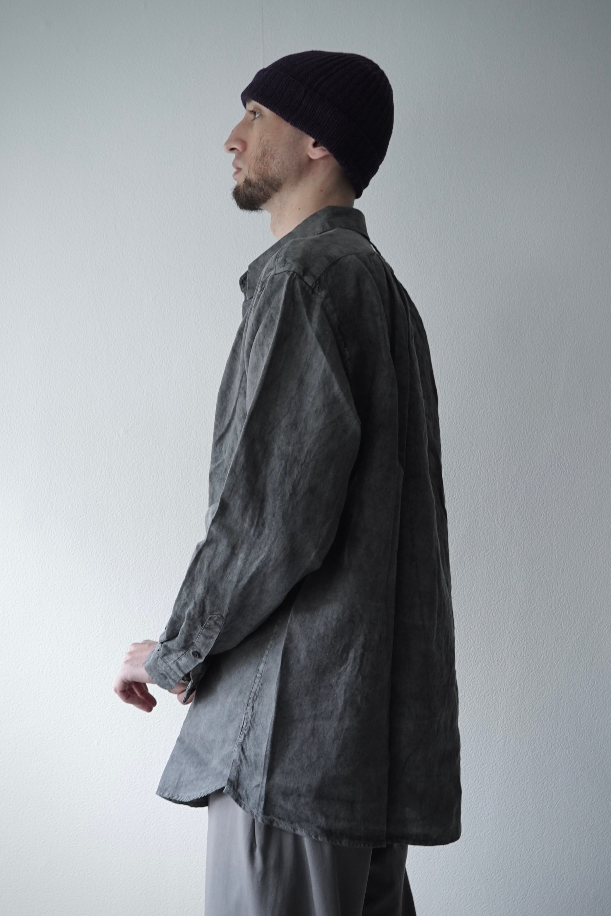 COLINA Minimal shirtsコリーナ ミニマルシャツ 墨染め COLINA Minimal shirtsコリーナ ミニマルシャツ 墨染め - トップス