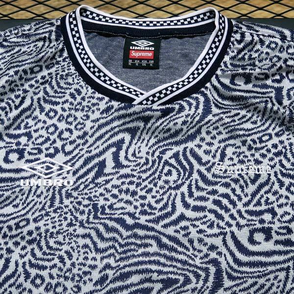 SUPREME x UMBRO 23SS JACQUARD ANIMAL PRINT SOCCER JERSEY サイズXXL ...