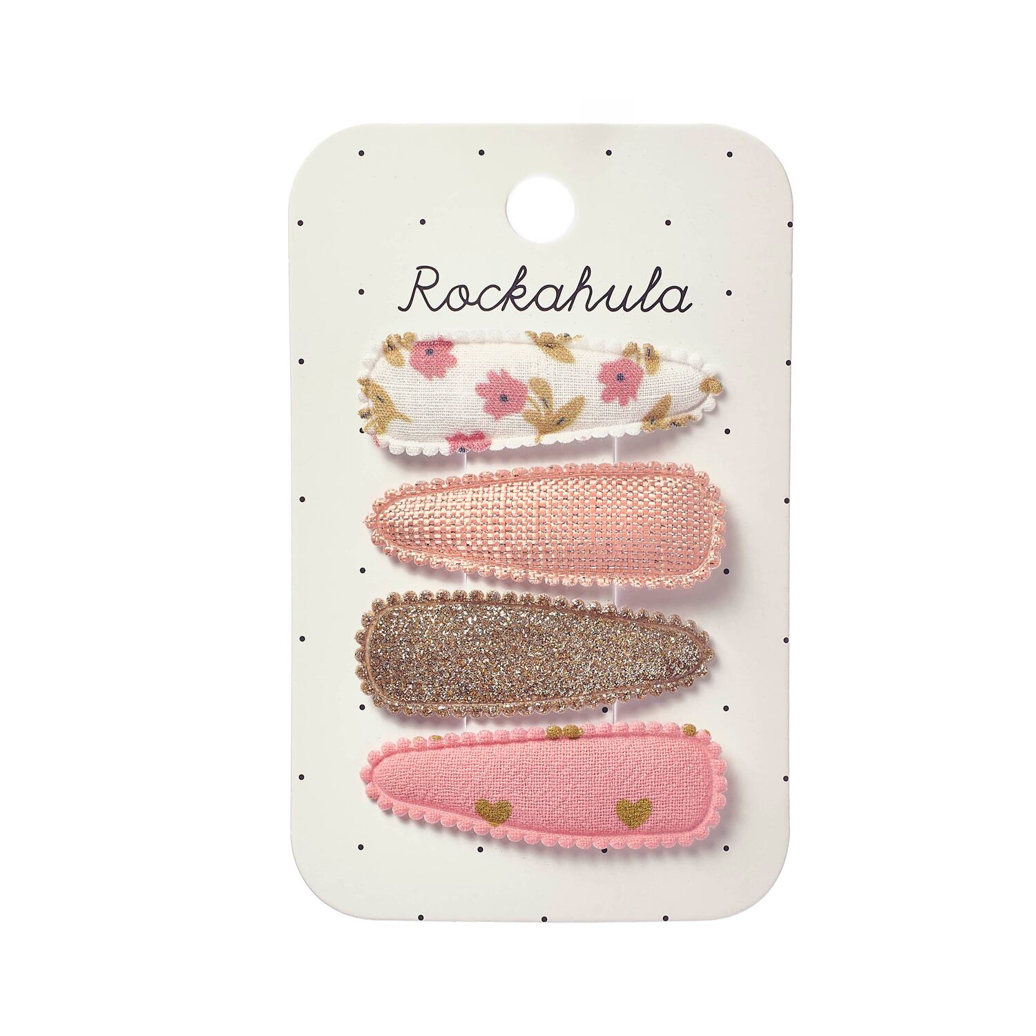 H2463P-Elsie Fabric Clip Set-PINK