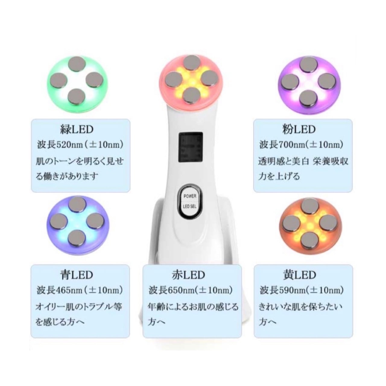 イオン導入美顔器 白 | AILINDA®︎