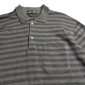 vintage DUNHILL border knit polo