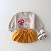 【取寄】Dailybebe マイリトルトレーナー ピッグ ラビット|秋服|韓国子供服|26/AT