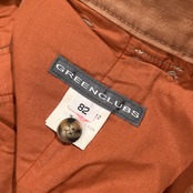 GREEN CLUBS グリーンクラブ × ワーナーブロス ツータック コットン パンツ ボトムス サイズ 82 /メンズ