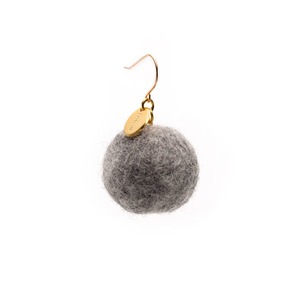 Felt Ball Hook - Grey