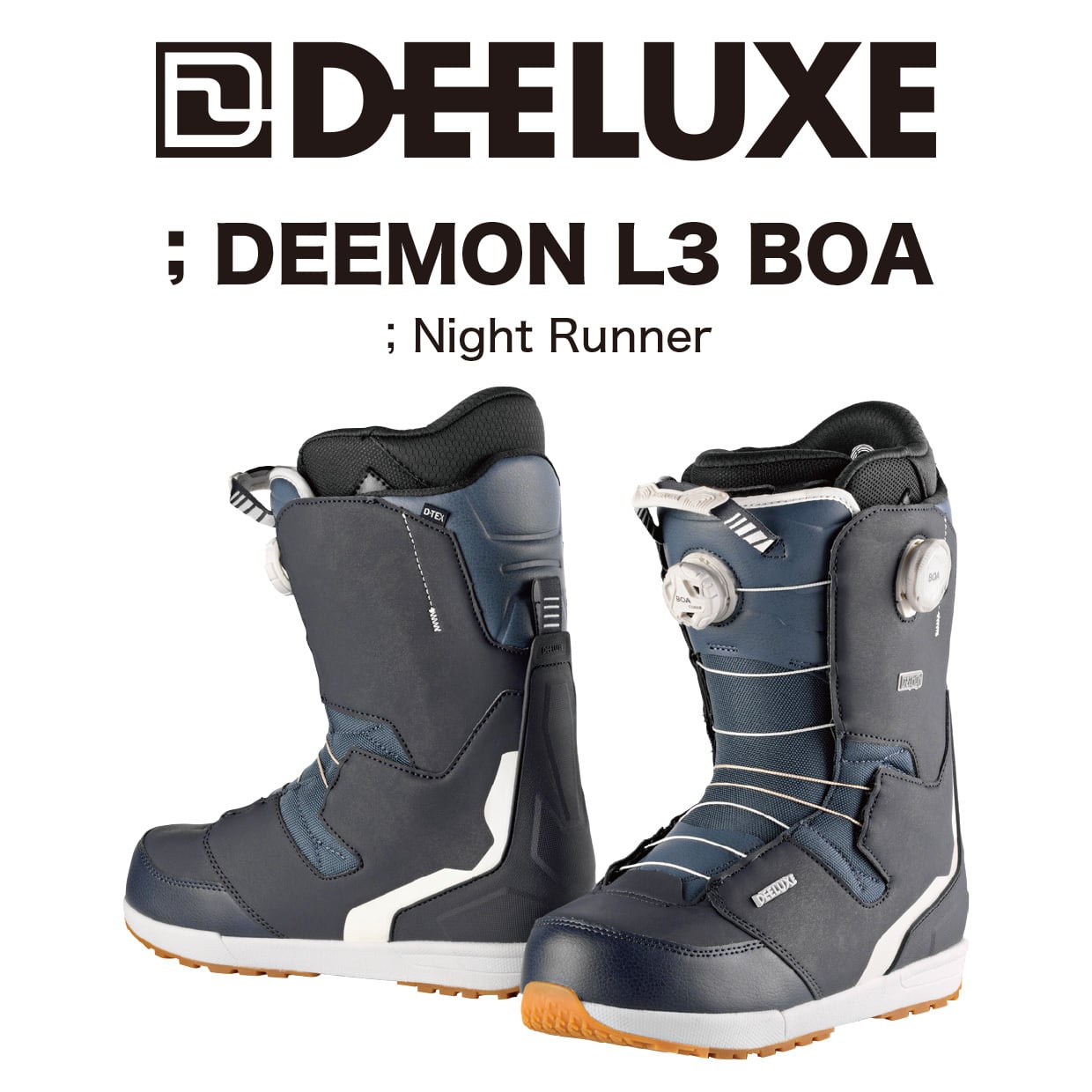 23-24年モデル DEELUXE .『 DEEMON L3 BOA 』. Night Runner . ディー 