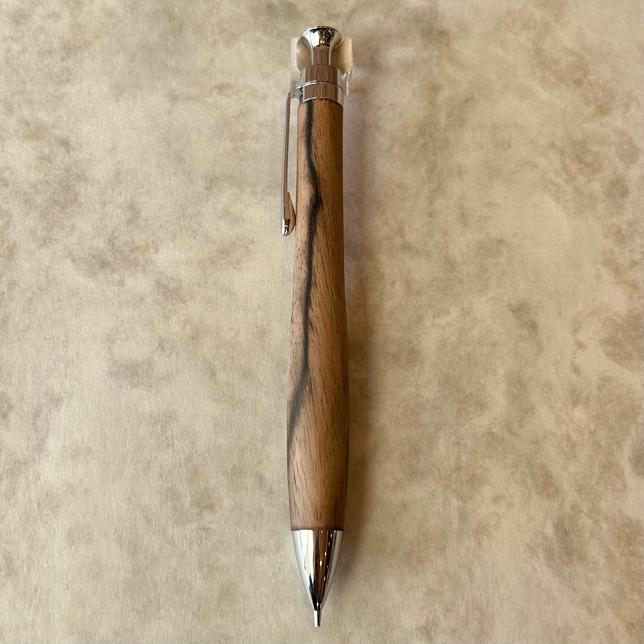 こぶた工房 【黒柿②】 ボールペン換装可 | ペンネジューク