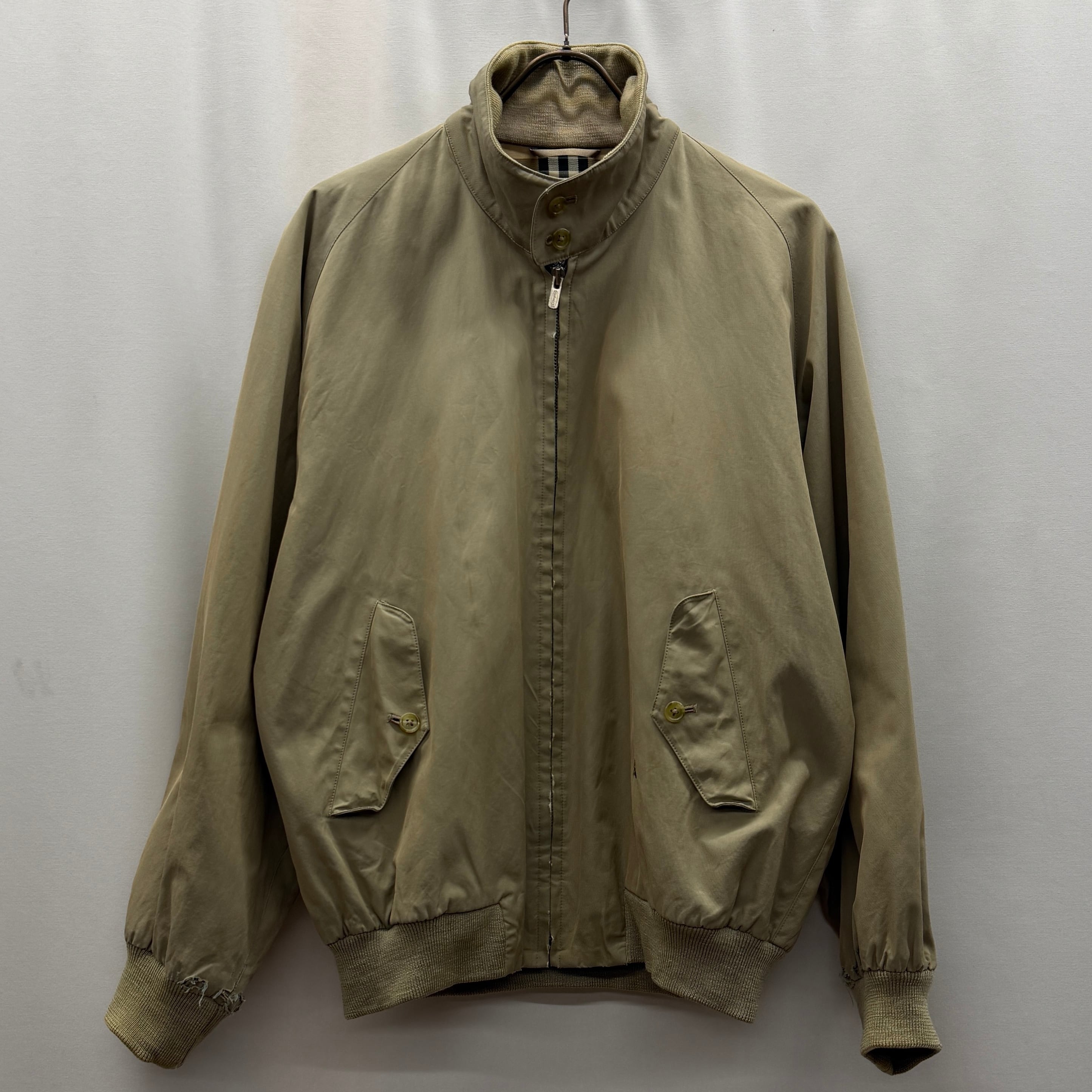 バーバリーズ Burberrys 90s ジップアップ ブルゾン ベージュ BURBERRYS】90s jacket burberry バーバリー ブルゾン | no pain no