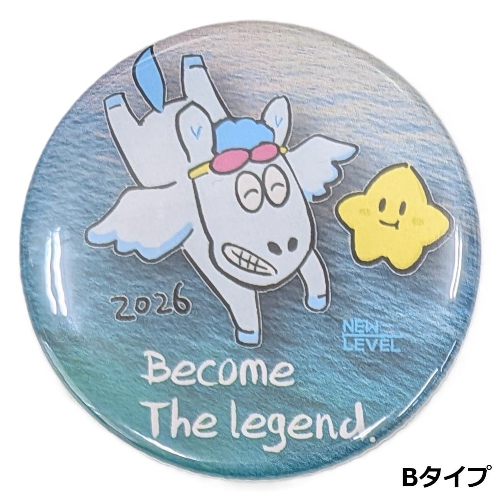 2026年限定】【縁起物】干支カンバッジ 午年 うま 2026 新年 干支