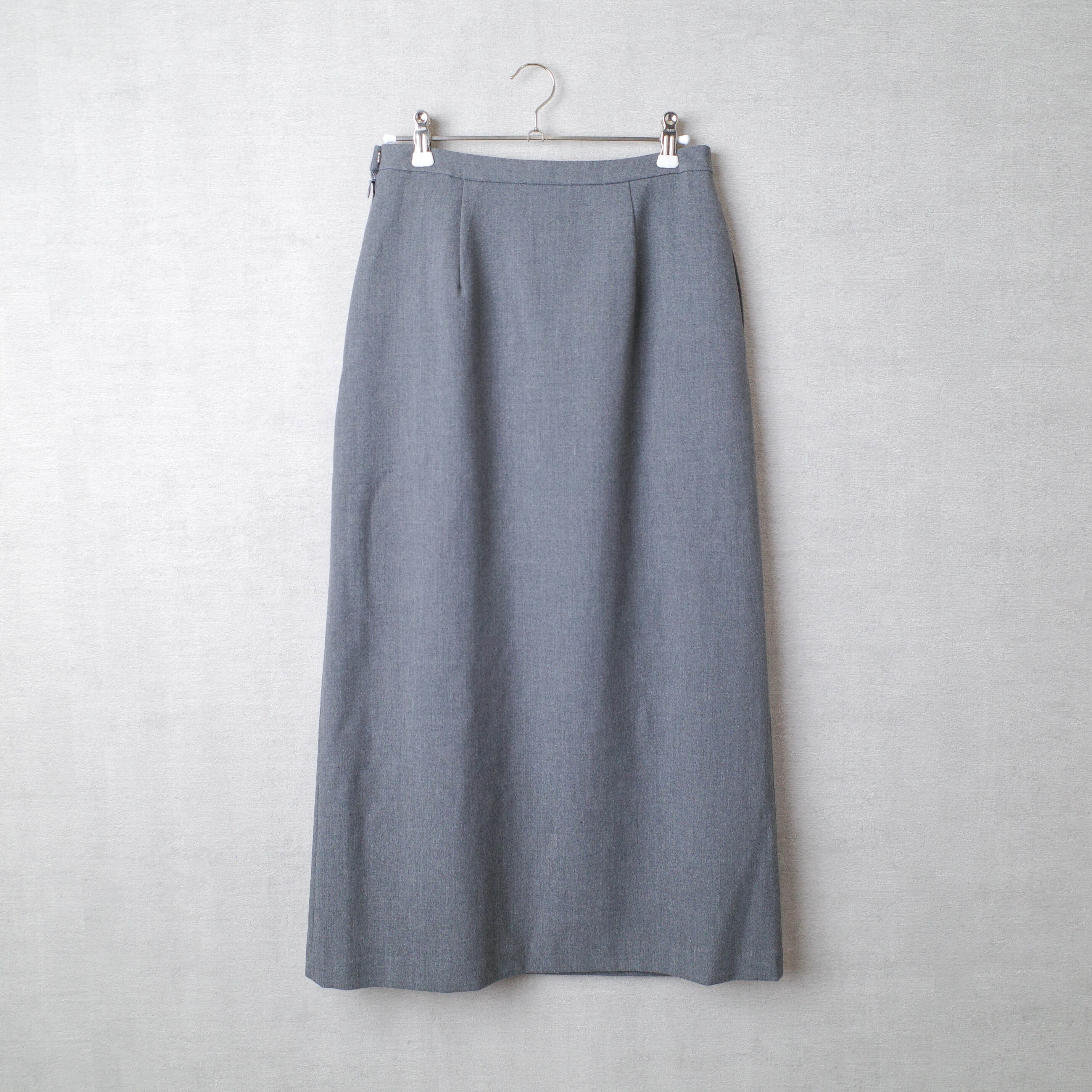 [NEW] RIM･ARK	SLIT SKIRT GRAY 460BAL31-0230