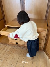 韓国子供服 / 26Autumn / 〖取寄〗neu / ハートパンMTM / ユニセックス / キッズ服 *XXS~L*