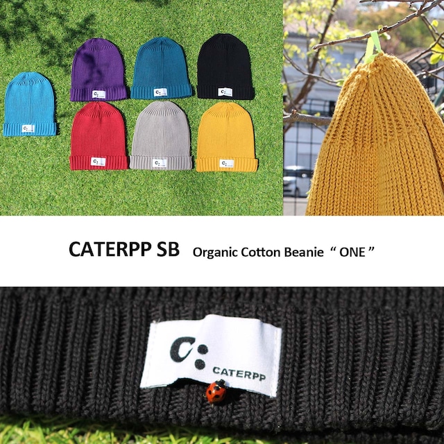 CATERPP SB 　Organic Cotton Beanie “ONE”