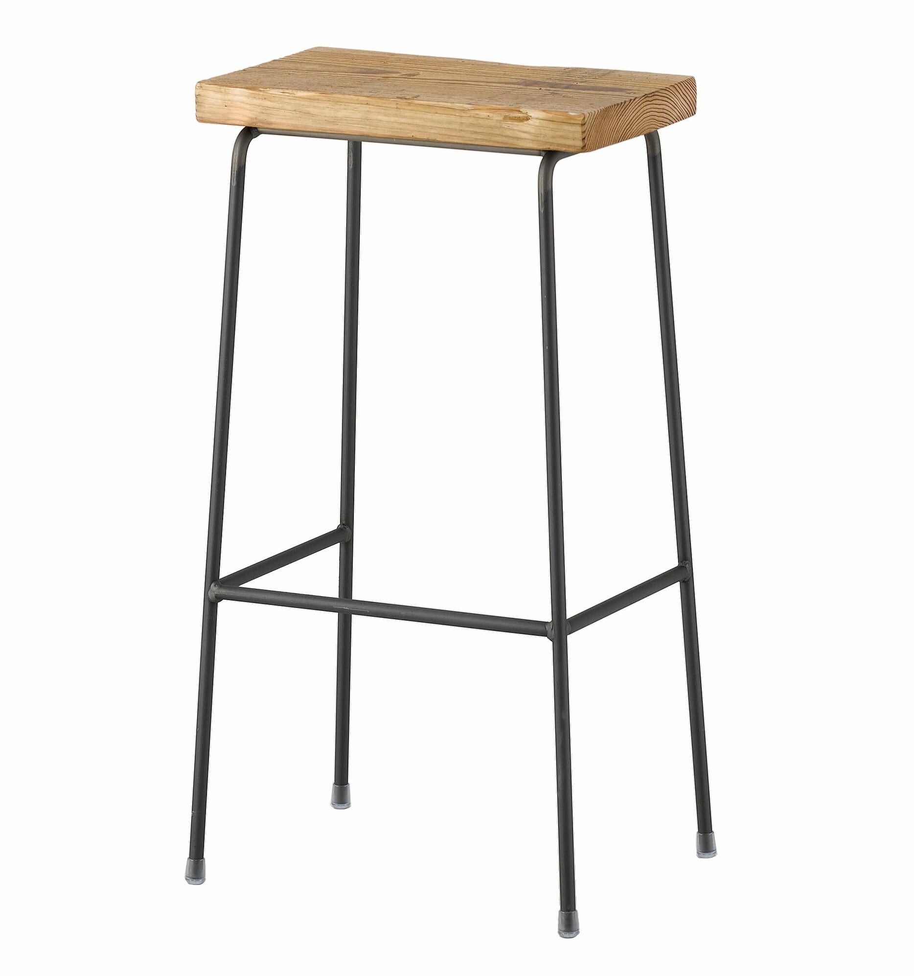 杉古材とアイアンのシャビーカフェハイスツール 古材家具