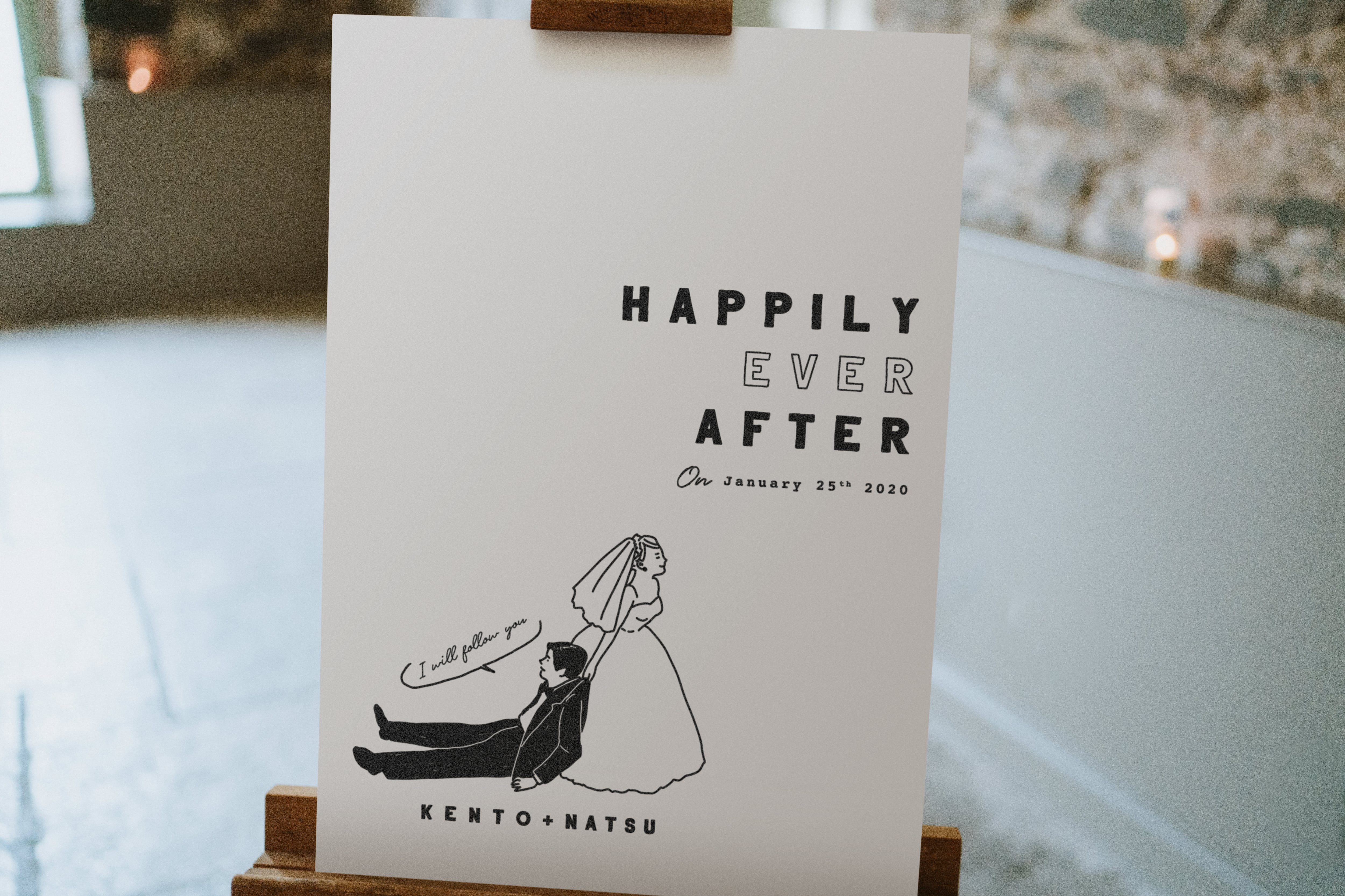 ウェルカムボード #a ウェルカムボード】mono（A4）／32 design | AWINS.CO