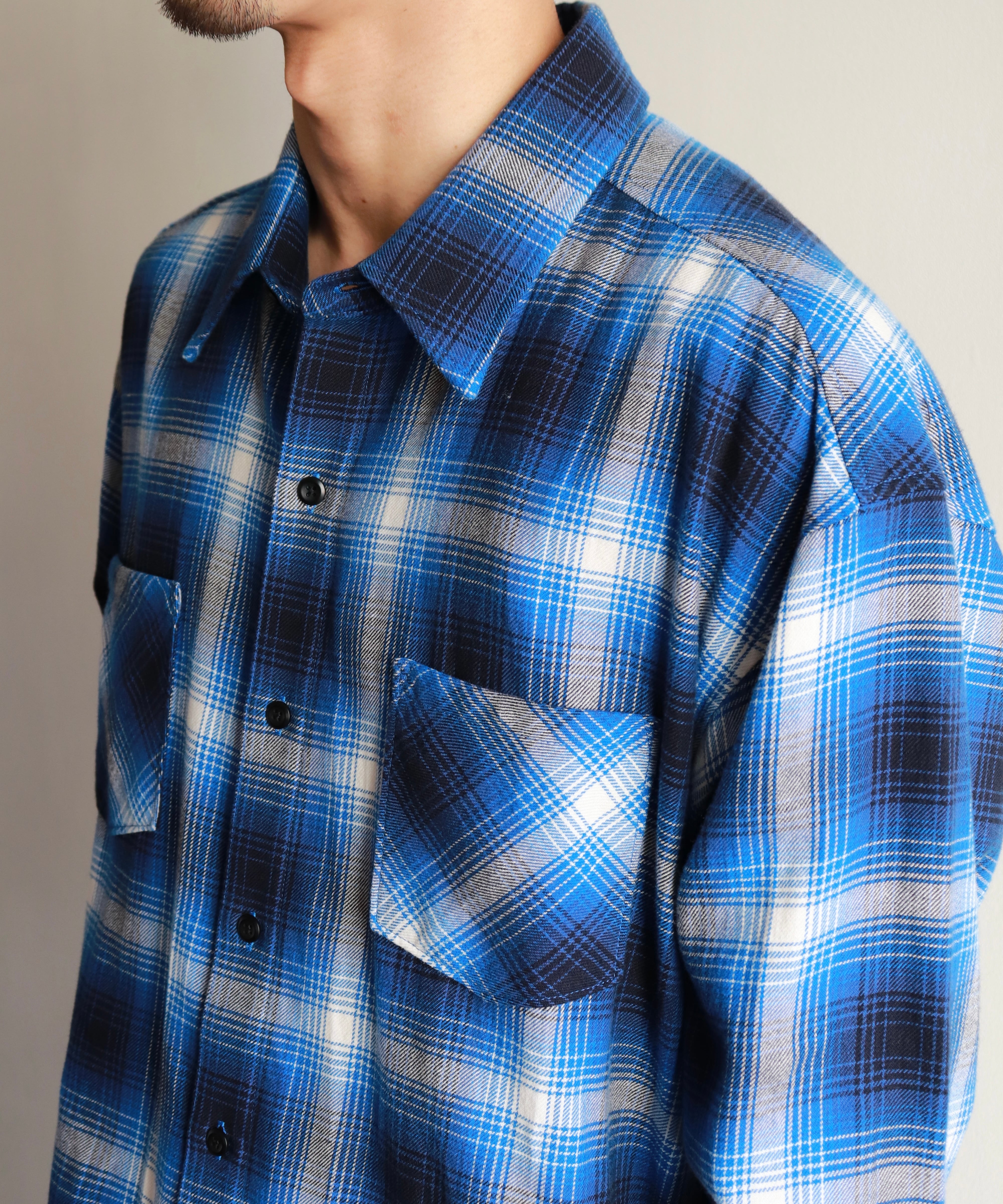 Rafu / Rafu001-23-01 STANDARD SHIRT (BLUE) | AfterSchool (アフター