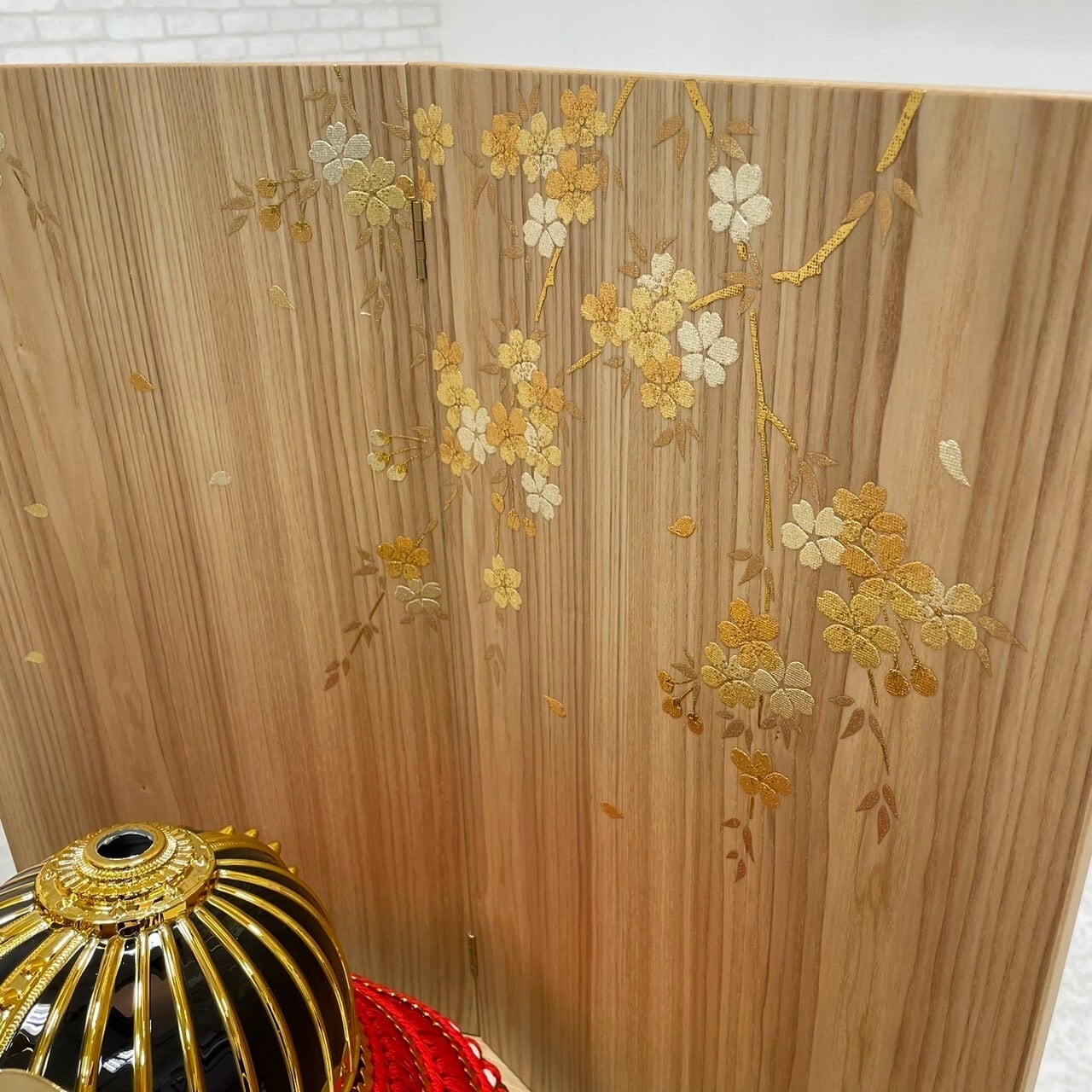 五月人形＜着用兜収納飾り＞毛利着用兜 | 【公式】人形のはなふさ