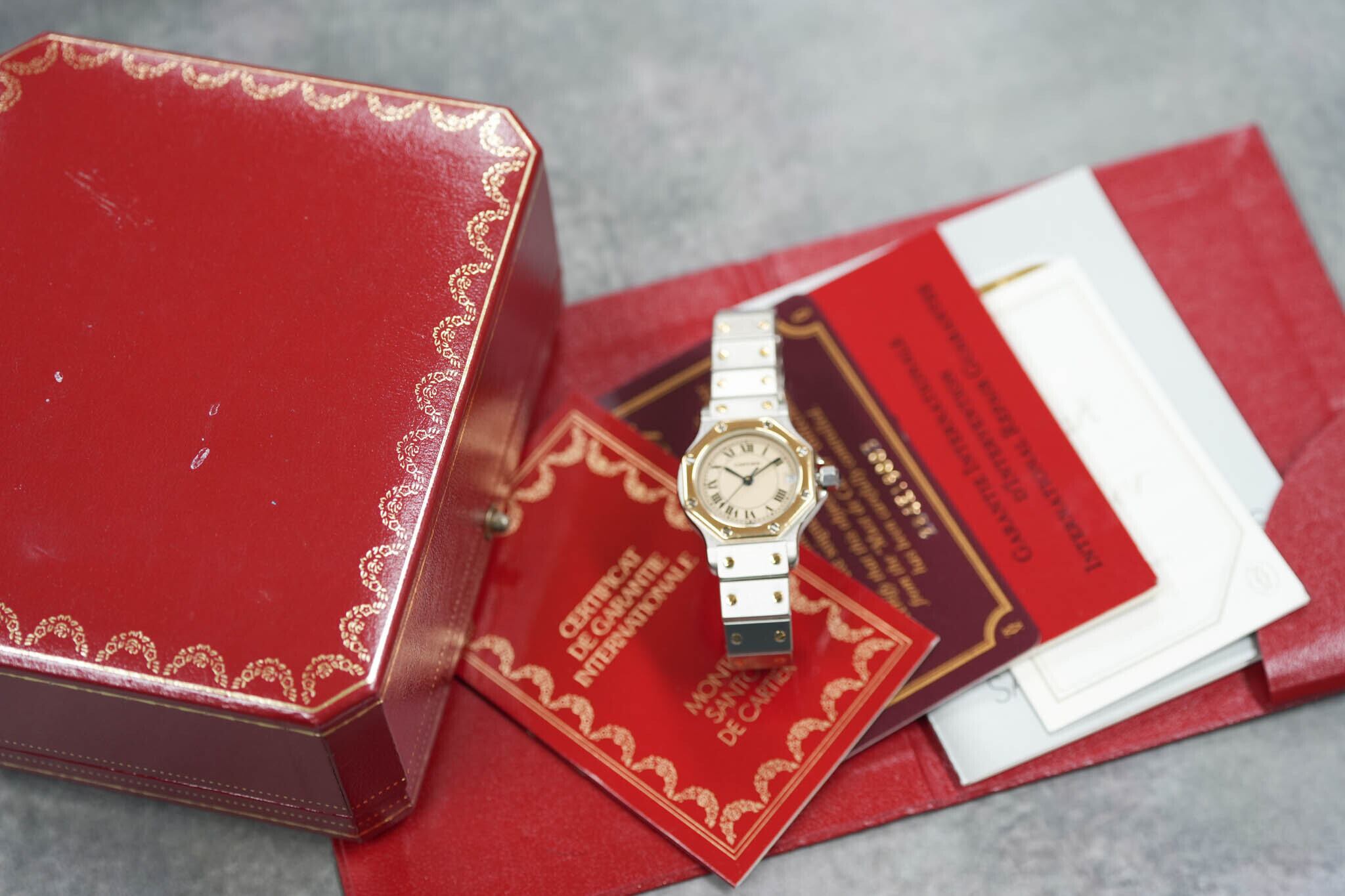 Cartier（カルティエ）/ サントスオクタゴンSM/BOX・ギャランティ付き