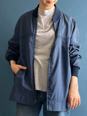 【送料無料】90's navy blouson Unisex　90年代　ユニセックス　ネイビーブルゾン