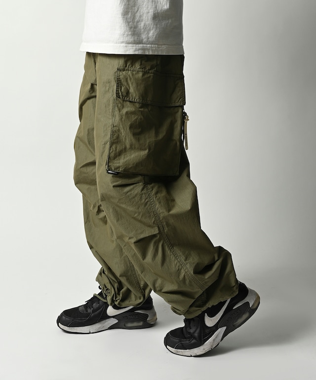 ADAM PATEK light nylon cargo shorts (GRY) AP2418029