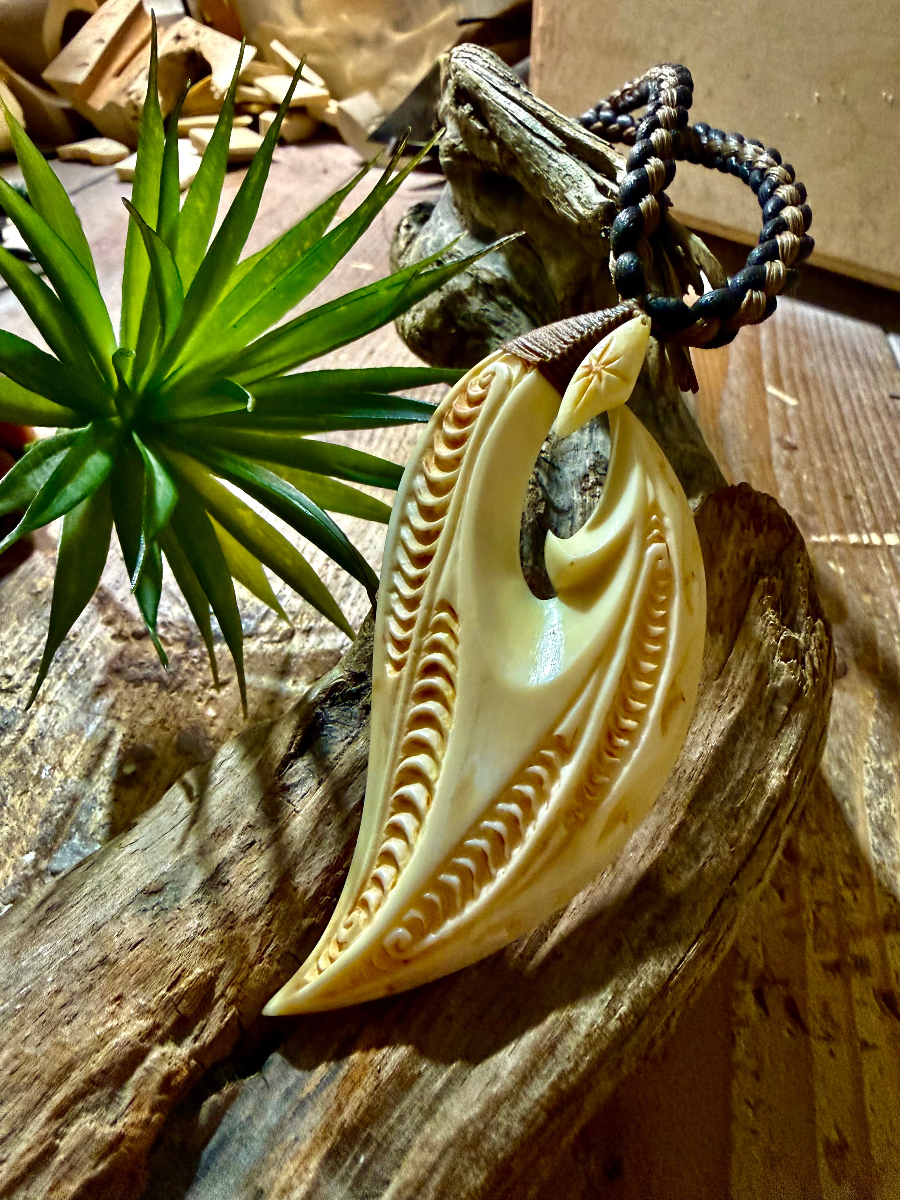 マッコウクジラ歯hook | Kz'bone