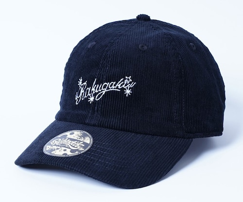 2018 RAKUGAKI NEON Logo Dad Cap Black x White