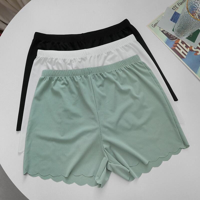 レースショーツ サマー薄手スカート ブラックレギンス 夏物 ブルマー シルク 1号婦人14230739405