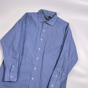 90s 00s Polo by Ralph Lauren ポロ ラルフローレン ESTATE ストライプ 長袖 ワイシャツ ドレスシャツ サイズ 42-84 /ブルー系 メンズ ビンテージ