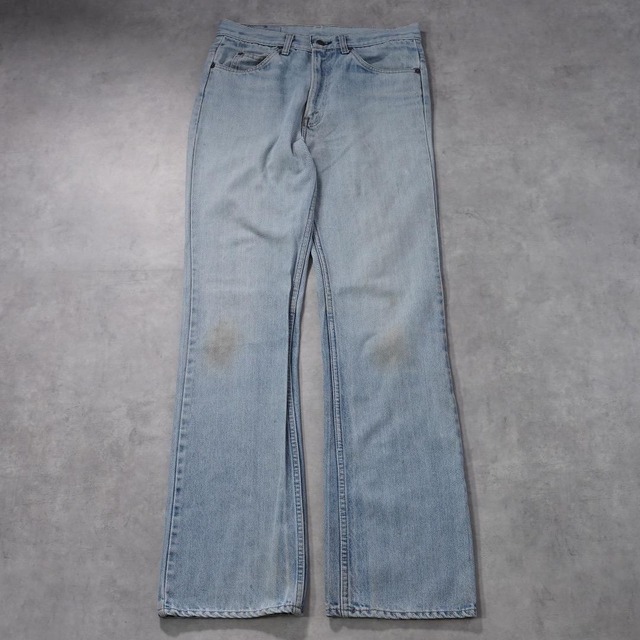リーバイス517 W34 フレア 古着 66 青 70s USA製 18842