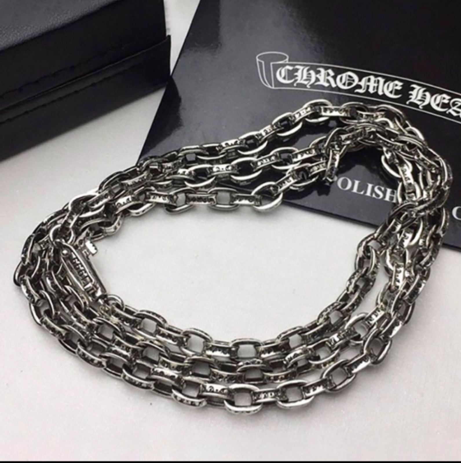 CHROME HEARTS クロムハーツ　ペーパーチェーン　20インチ