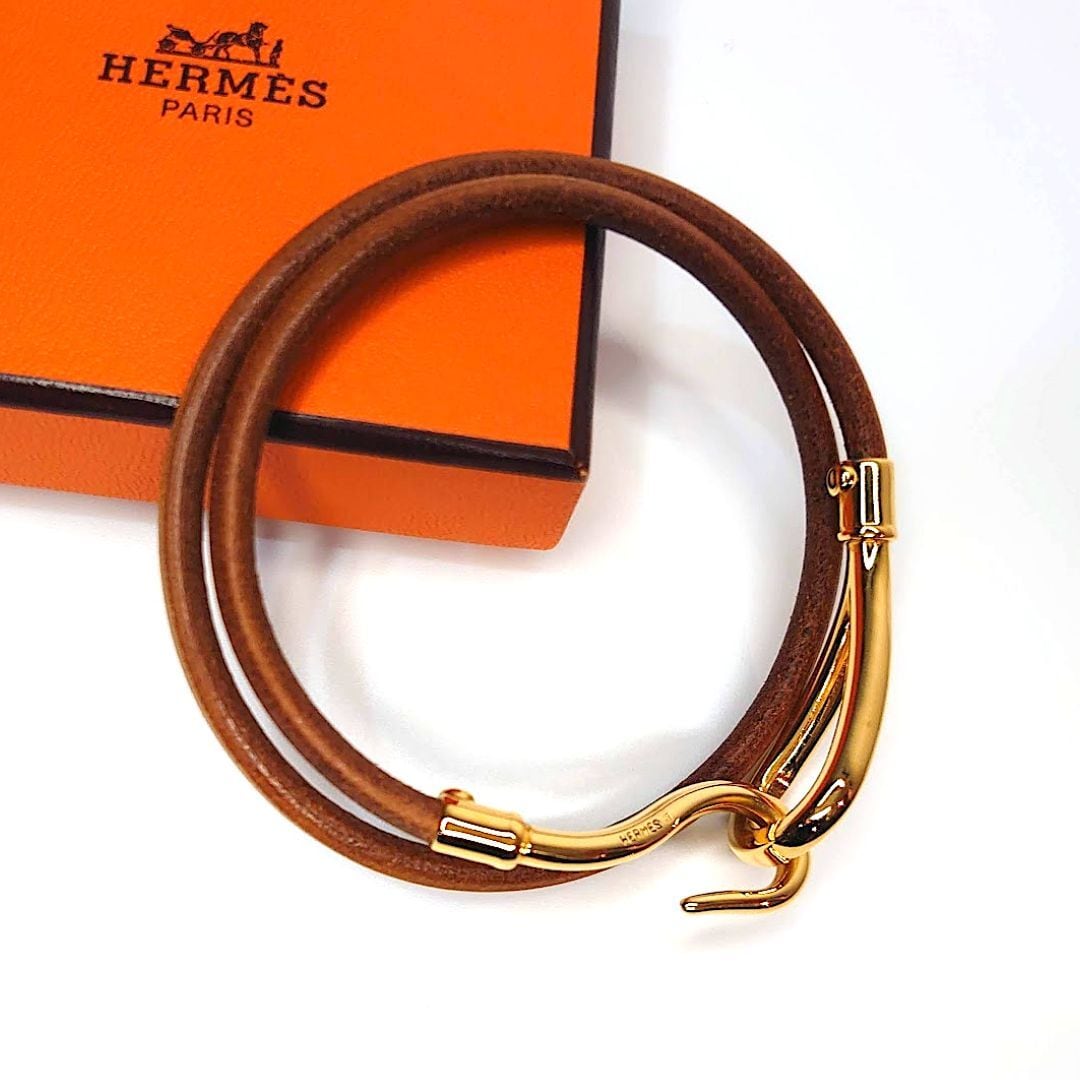 HERMES エルメス ジャンボチョーカー ブレスレット ブラウン