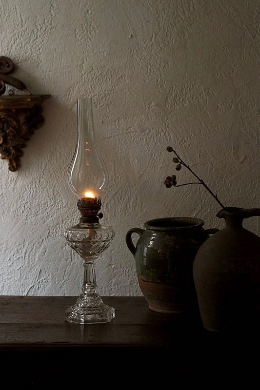 ガラスオイルランプ 仏より-antique glass oil lamp | アンティーク