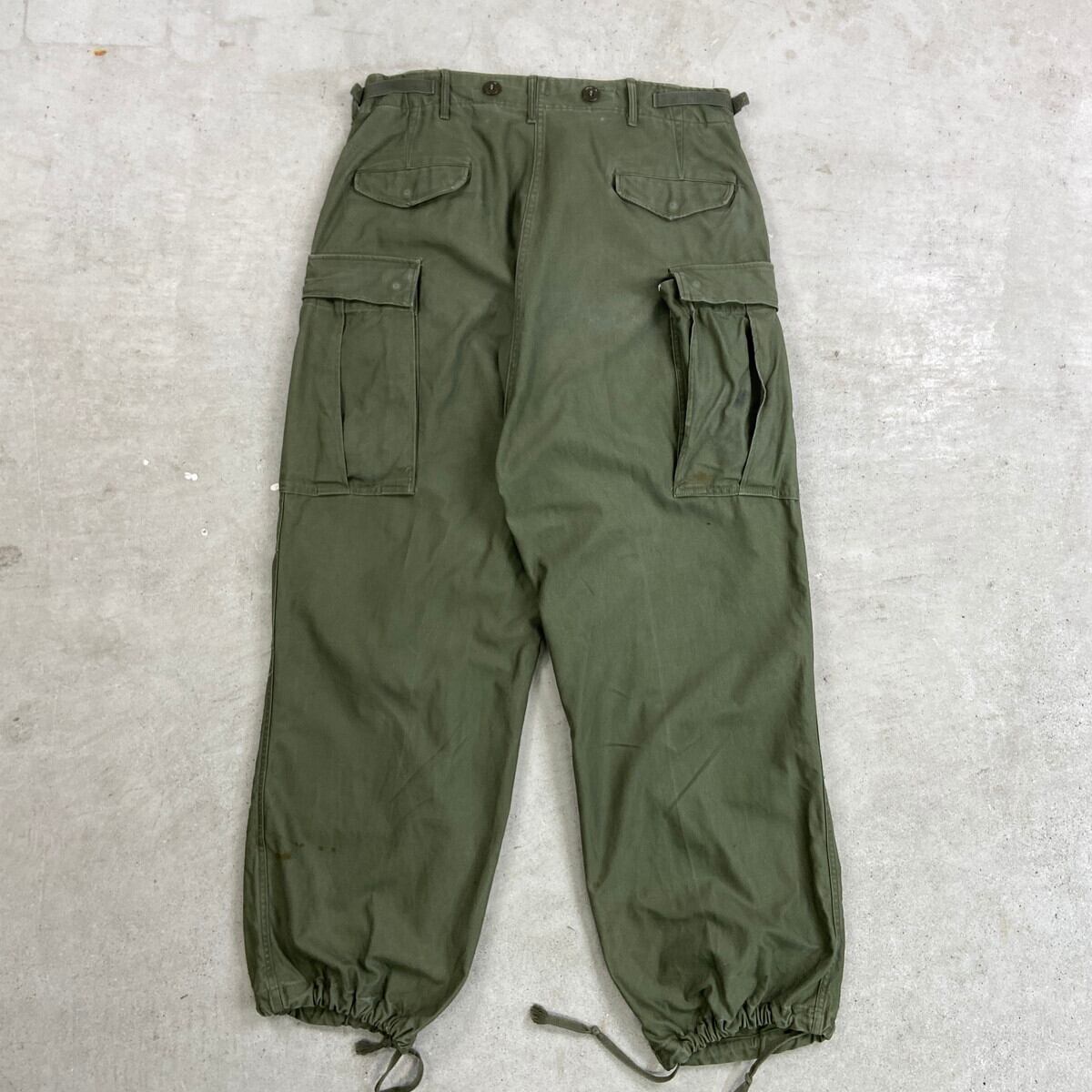 50年代 U.S.ARMY 米軍実品 M-51 フィールドパンツ メンズW35相当 古着