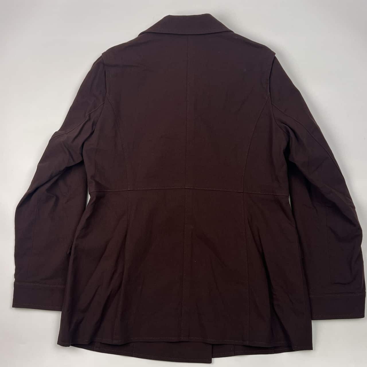 t.b センソユニコ ダブル テーラードジャケット 40/ダークブラウン レディース