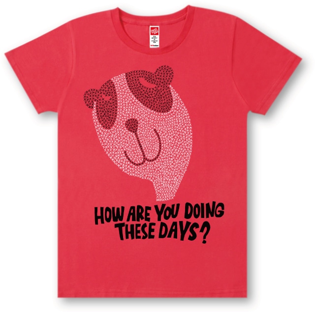 #435 Tシャツ THESE DAYS/RED