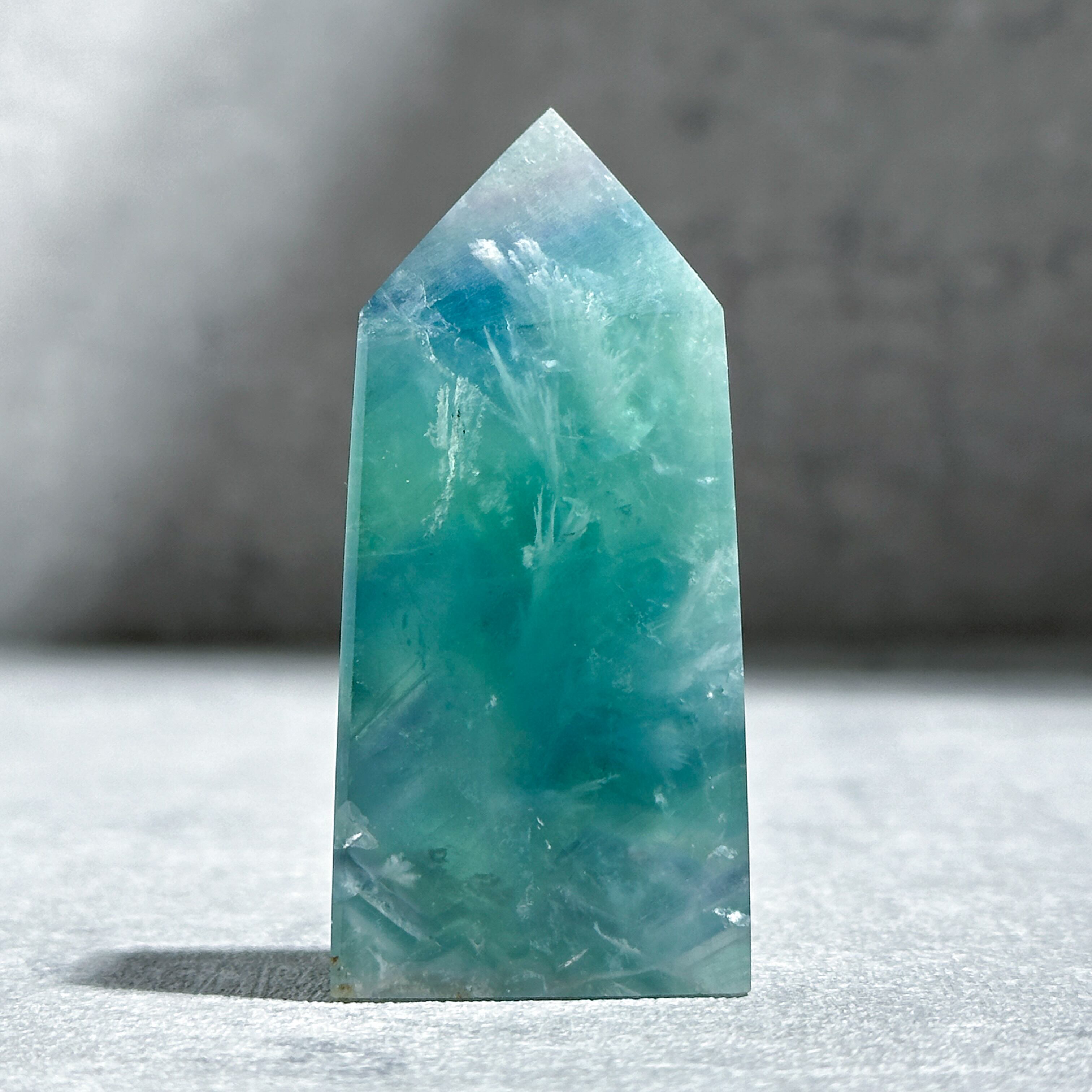 エンジェルフェザーフローライトタワー型22◇ Angel Feather Fluorite