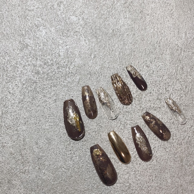 Brown Nuance / Nailtips