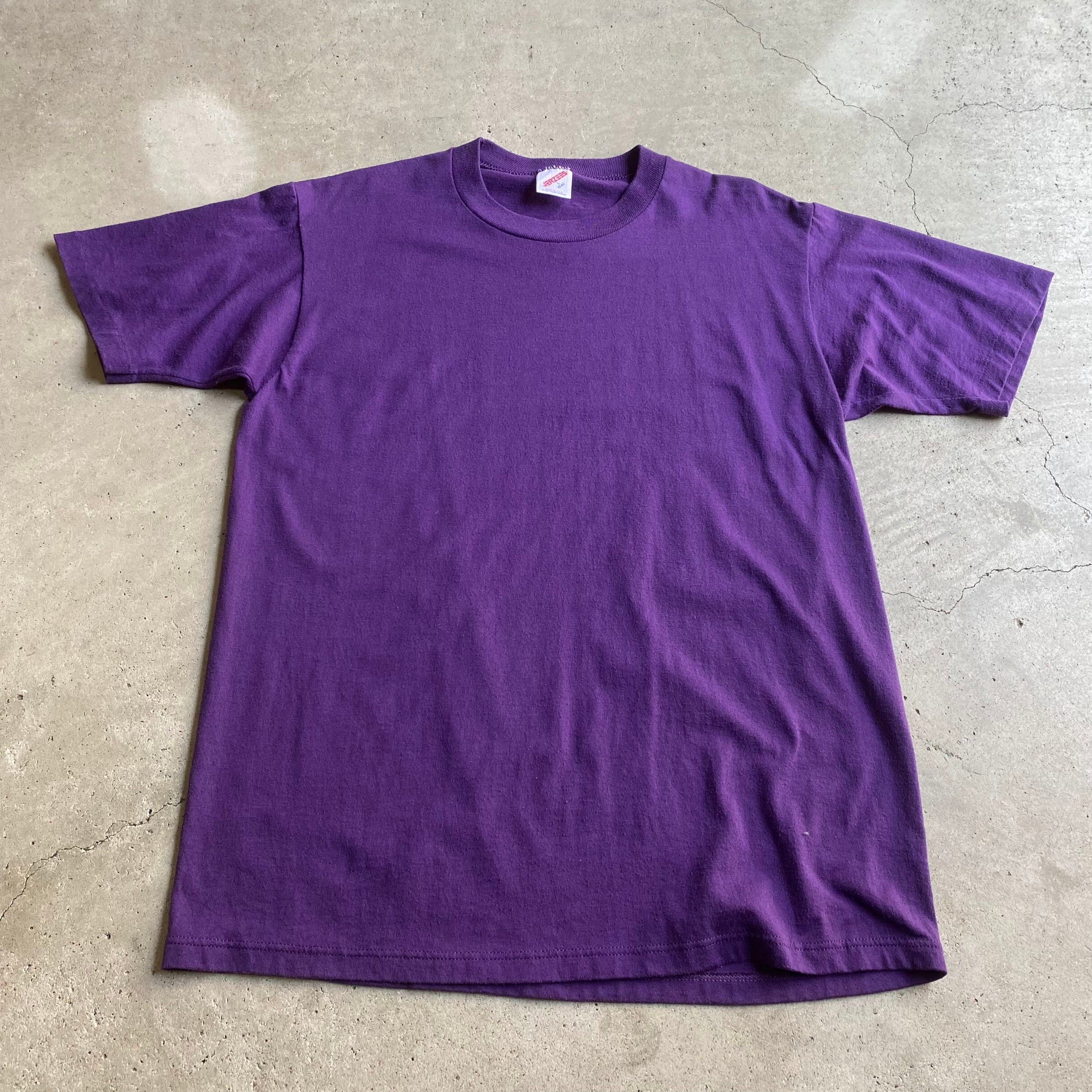 80年代 USA製 JERZEES ジャージーズ 無地 ブランクTシャツ メンズL 