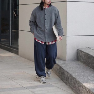 Fleece nocolor cardigan 0366