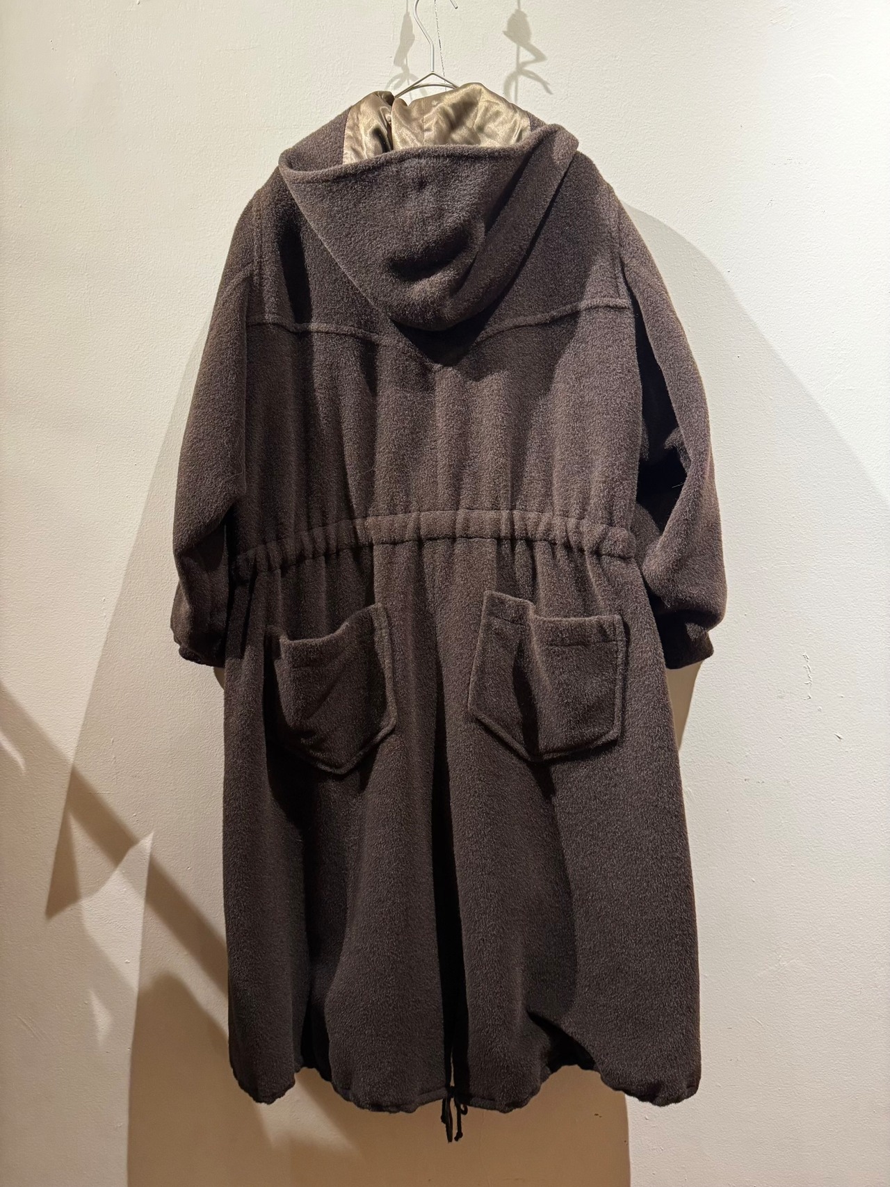 SONIA RYKIEL アルパカ混フーデッドロングコート
