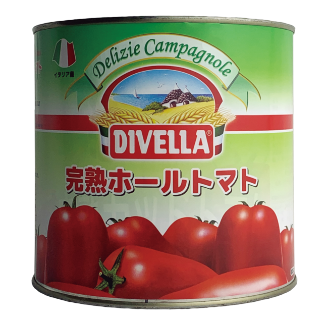 ディヴェッラ 完熟ホールトマト 2500g