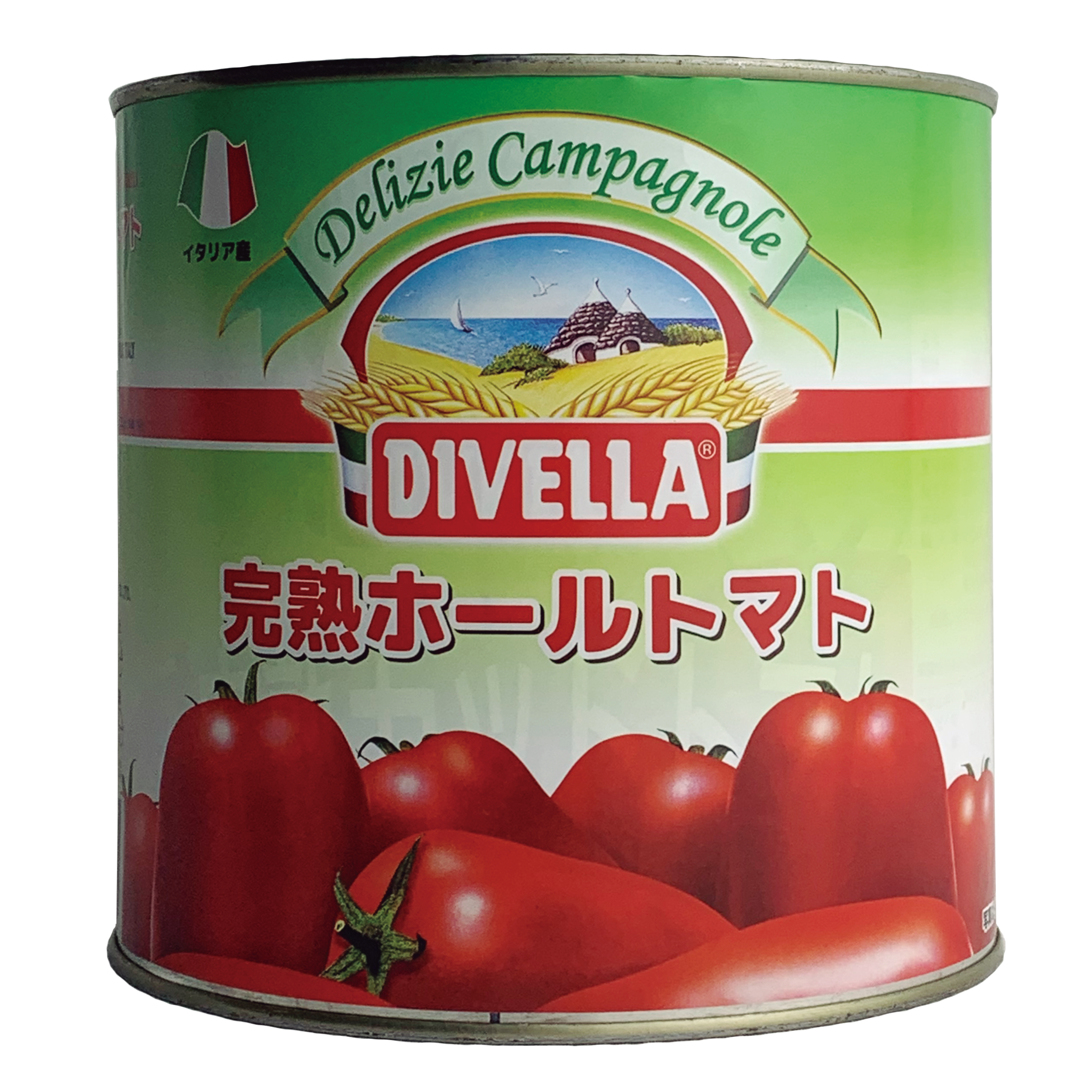 ディヴェッラ 完熟ホールトマト 2500g
