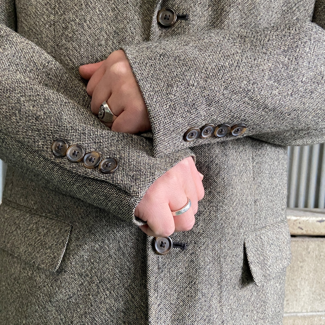 LAUREN Ralph Lauren ローレン ラルフローレン ウール テーラード 