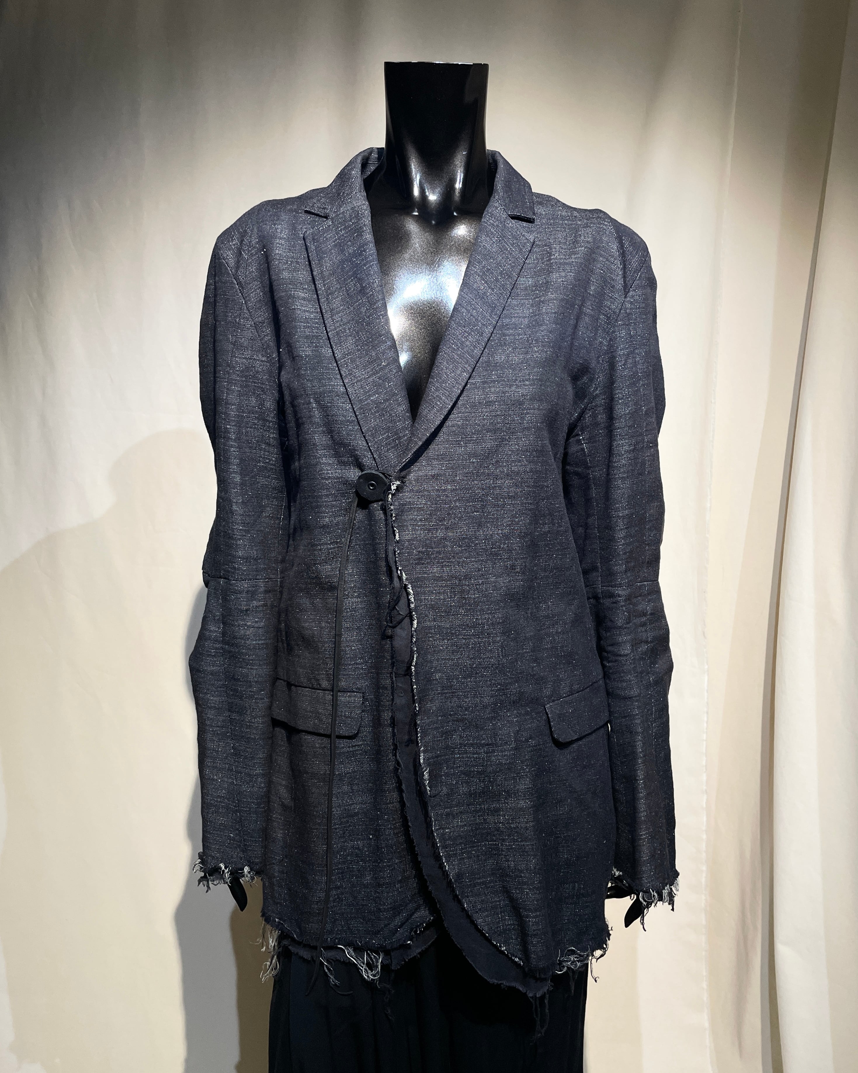 2010s XIN - Fragmented Tailoring Cut-Off Jacket