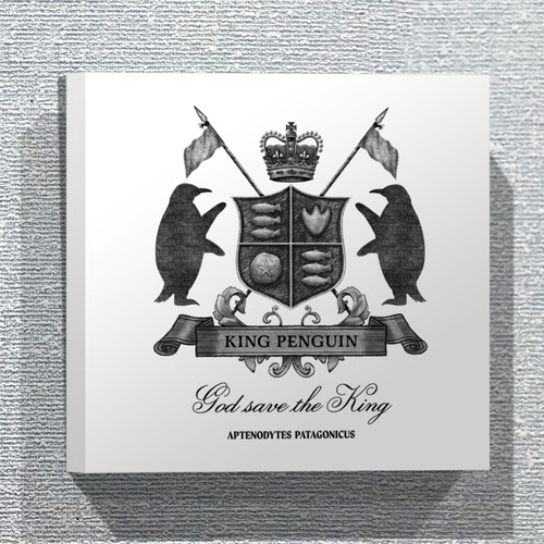 キングペンギンの紋章　ファブリックパネル