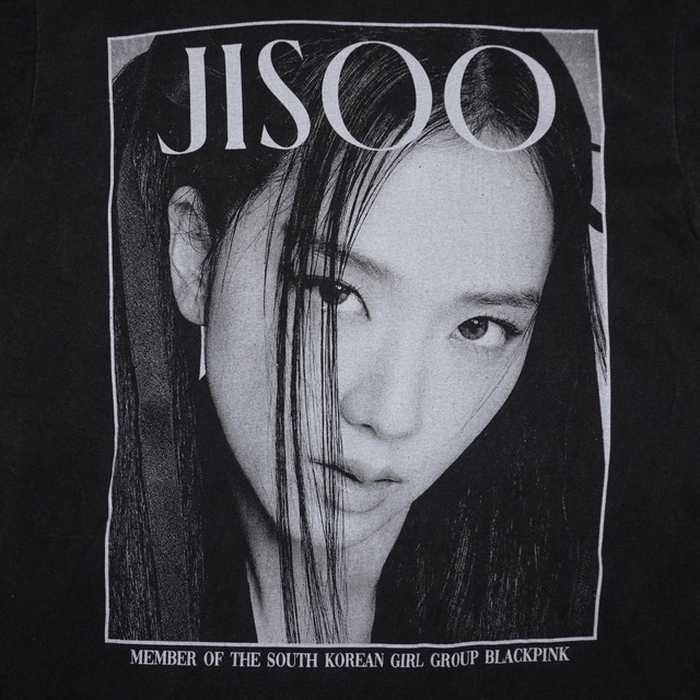 Blackpink JISOO Tee | ブラックピンク ジス |ヴィンテージ風Tシャツ(新品未使用)